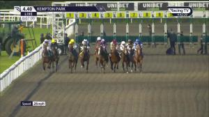 Video preview image for Kempton Park 16:40 - Unibet Horserace Betting Operator Of The Year Nursery Handicap (5)