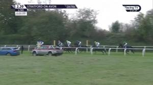 Video preview image for Stratford-on-Avon 14:20 - EBF and Traffic Lights Jamie 'National Hunt' Novices' Hurdle (Qualifier) (3) (Div 2)