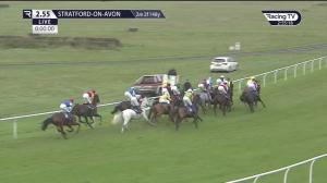 Video preview image for Stratford-on-Avon 14:55 - Jim and Rita Feeney Handicap Hurdle (5)
