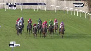 Video preview image for Carlisle 13:55 - Cumbria Cricket Over 50's Team Day Handicap Hurdle (Qualifier) (4)