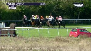 Video preview image for Warwick 12:45 - TrustATrader Apply Today Novices' Hurdle (4) (Div 1)