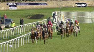 Video preview image for Musselburgh 13:40 - Get Closer With A RacingTV Freetrial Novices' Hurdle (4)