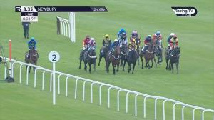 Video preview image for Newbury 15:35 - British Horse Society Open National Hunt Flat (4) (Div 1)