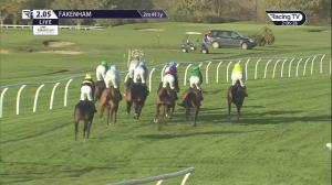 Video preview image for Fakenham 14:05 - Gatsby's Fakenham Winner @ England Business Awards Maiden Hurdle (4)