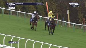 Video preview image for Leicester 12:20 - Join Racing TV Now Conditional Jockeys' Handicap Hurdle (5)