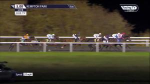 Video preview image for KEMPTON PARK 17:00 - Unibet More Boosts In More Races Nursery Handicap (4)