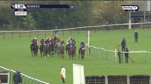 Video preview image for Warwick 13:30 - Denis O'Connell Memorial 'National Hunt' Novices' Hurdle (4)