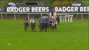 Video preview image for Wincanton 12:20 - Somerset 'Hands and Heels' Novices' Handicap Hurdle (Conditional & Amateur Jockeys') (5)