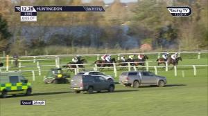 Video preview image for Huntingdon 12:28 - Follow Us On Twitter @betrhino Maiden Hurdle (4)
