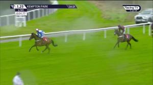 Video preview image for KEMPTON PARK 13:25 - 'Book Christmas Festival Hospitality Now' Novices' Chase (3)