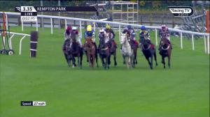 Video preview image for KEMPTON PARK 15:35 - Join Racing TV Now Conditional Jockeys' Handicap Hurdle (Qualifier) (3)