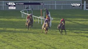 Video preview image for WETHERBY 14:25 - Watch Race Replay At Racing TV Novices' Hurdle (4)