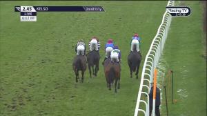 Video preview image for Kelso 14:45 - Follow @racingtv On Instagram Novices' Handicap Hurdle (4)