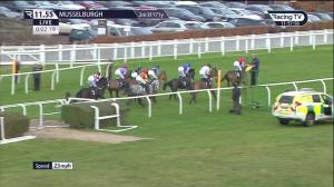 Video preview image for Musselburgh 11:55 - Maxrecycle Waste Masters Novices' Hurdle (4)