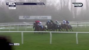 Video preview image for Newbury 13:40 - Coral Racing Club Handicap Hurdle (2)