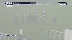 Video preview image for Newbury 14:15 - "Bet In Race" With Coral Intermediate Handicap Hurdle (Gerry Feilden) (Premier Handicap) (1)
