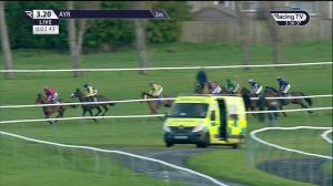 Video preview image for Ayr 15:20 - Coral Conditional Jockeys' Handicap Hurdle (5)