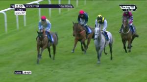Video preview image for Leicester 14:35 - William Hill Play Responsibly Novices' Handicap Chase (5)