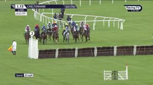 Video preview image for Cheltenham 13:15 - Catesby Estates Handicap Hurdle (3)