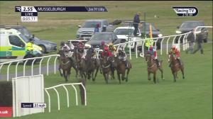 Video preview image for Musselburgh 14:55 - tote.co.uk Two Turtle Doves Handicap Chase (5)