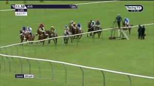 Video preview image for Ayr 11:50 - Ayrshire Cancer Support Boxing Day Dip Novices' Hurdle (4)