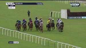 Video preview image for Newbury 12:50 - BetVictor Maiden Hurdle (Qualifier) (3)