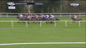 Video preview image for Haydock Park 12:55 - Betfred Hat-Trick Heaven Mares' Novices' Hurdle (Abram) (Listed) (1)