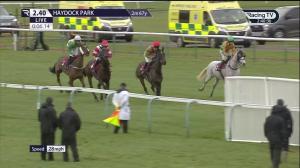 Video preview image for Haydock Park 14:40 - Betfred Hot Shots Handicap Chase (3)