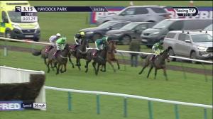 Video preview image for Haydock Park 15:15 - Betfred Merry Christmas Handicap Hurdle (3)