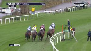 Video preview image for KEMPTON PARK 12:45 - Ladbrokes Boost Your Odds On Racing Handicap Hurdle (3)