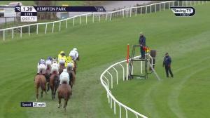 Video preview image for KEMPTON PARK 13:20 - ladbrokeslive.co.uk To Win Free Music Tickets 'Introductory' Juvenile Hurdle (2)