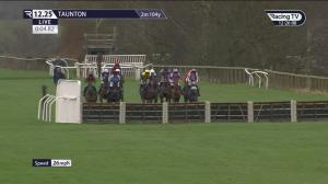 Video preview image for TAUNTON 12:25 - Cornish Rock Gin Juvenile Hurdle (4)