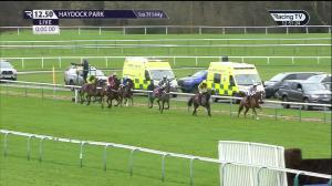 Video preview image for Haydock Park 12:50 - Betfred TV EBF 'National Hunt' Novices' Hurdle (Qualifier) (3)