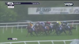 Video preview image for Newbury 15:00 - Coral Challow Novices' Hurdle (Grade 1) (1)