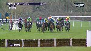 Video preview image for KEMPTON PARK 14:42 - Coral Lanzarote Handicap Hurdle (2)