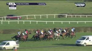 Video preview image for Punchestown 14:25 - Book Your Festival Hospitality Novice Handicap Hurdle