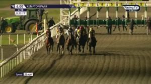 Video preview image for KEMPTON PARK 18:00 - Try Unibet's New Acca Boosts Amateur Jockeys' Handicap (6)