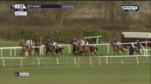 Video preview image for WETHERBY 13:50 - racingtv.com Handicap Hurdle (Qualifier) (5)