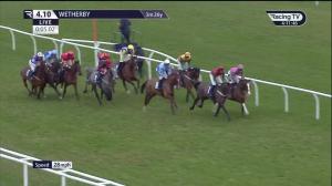 Video preview image for WETHERBY 16:10 - Racing TV Profits Returned To Racing Novices' Handicap Hurdle (5)