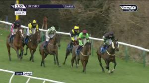 Video preview image for Leicester 14:55 - EBF British Stallion Studs 'National Hunt' Novices' Hurdle (Qualifier) (3)