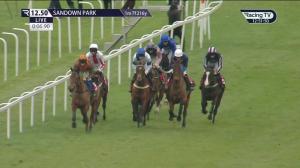 Video preview image for Sandown Park 12:50 - Virgin Bet Daily Extra Places Novices' Hurdle (Qualifier) (3)
