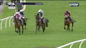 Video preview image for Carlisle 14:02 - Daily Charged Up Offers At rhino.bet Novices' Limited Handicap Chase (3)