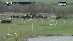 Video preview image for TAUNTON 14:20 - Racing TV Club Day Novices' Hurdle (4) (Div 2)