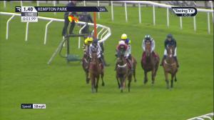 Video preview image for KEMPTON PARK 13:40 - Join Racing TV Now Conditional Jockeys' Mares' Handicap Hurdle (Qualifier) (4)