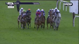 Video preview image for Exeter 17:05 - TrustATrader Open Maiden National Hunt Flat (2)
