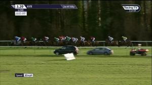 Video preview image for Ayr 15:20 - Virgin Bet Daily Extra Places Maiden Hurdle (4)