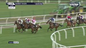Video preview image for Market Rasen 15:55 - Follow Us On Twitter @betrhino Mares' Handicap Hurdle (Qualifier) (4)