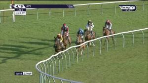 Video preview image for Ayr 16:10 - Coral "We're Here For It" Novices' Hurdle (4)