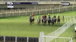 Video preview image for Catterick Bridge 14:20 - Racing To School Female Jockeys' Handicap Hurdle (Qualifier) (5)