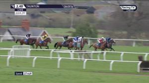 Video preview image for TAUNTON 14:40 - West Buckland Primary Racing To School Novices' Limited Handicap Hurdle (5) (Div 2)